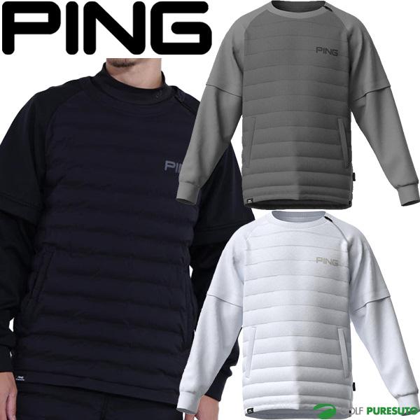 PING（ピン） ゴルフ 長袖 2WAY ハイブリッド 中綿 スニードブルゾン