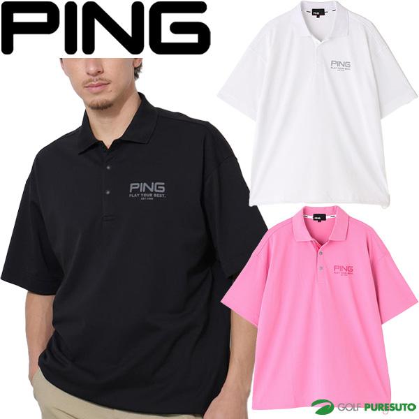 PING（ピン） ゴルフ 半袖 ポロシャツ クイックドライUV半袖カノコ