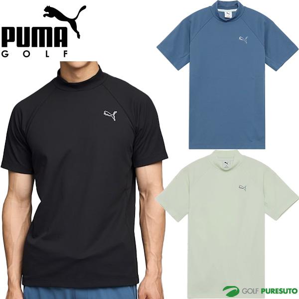 PUMA（プーマ） ゴルフ 半袖 ハイネックシャツ シャドウキャット