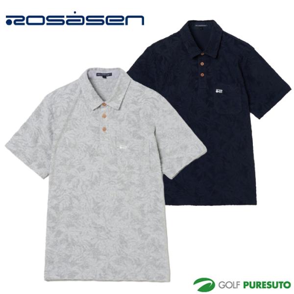 Rosasen（ロサーセン） 半袖 パイルジャガードシャツ メンズ 044-25242
