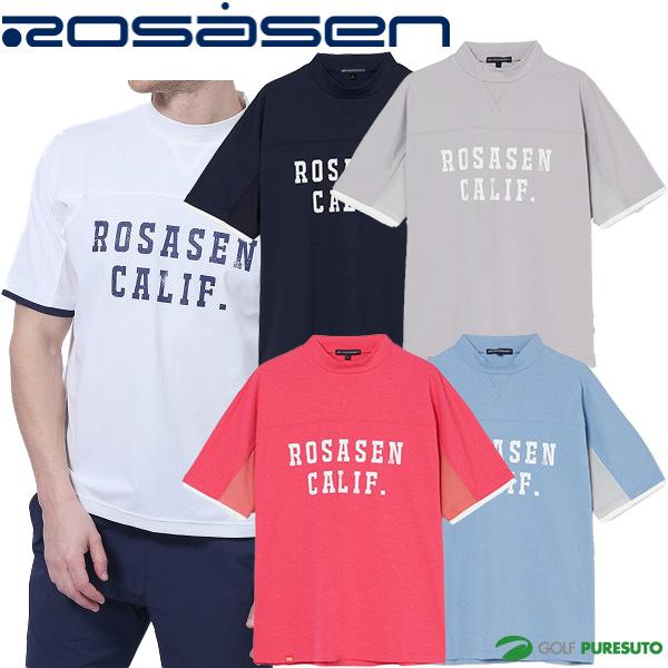 【新品】 Rosasen ロサーセン ロゴ 半袖 モックネックシャツ ウェア 楽天市場】【30%OFF】ロサーセン ゴルフウェア メンズ モック
