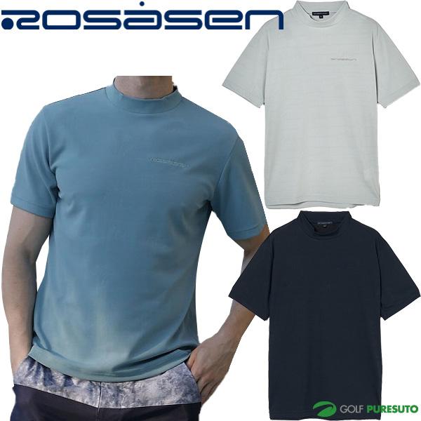 Rosasen ロサーセン 半袖 モックネック シャツ ゴルフ ウェア 人気 ROSASEN［ロサーセン］PHOTO PRINT MOCK NECK /クールコアバック
