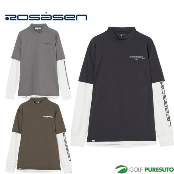 Rosasen ロサーセン ゴルフ A-Line レイヤード ロングシャツ 047-23311