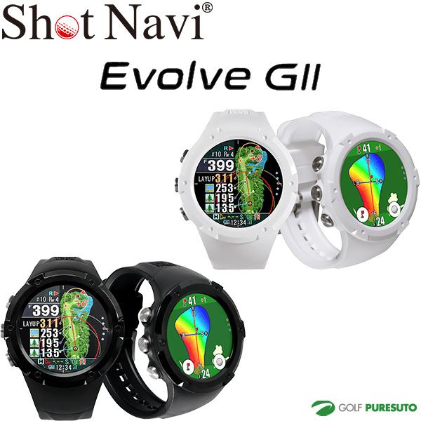 ショットナビ エボルブ G2 Evolve GII 飛距離測定器 GPS ゴルフナビ 腕時計型 軽量 防水 タッチパネル仕様 Shot Navi ShotNavi 腕時計タイプ ウォッチ