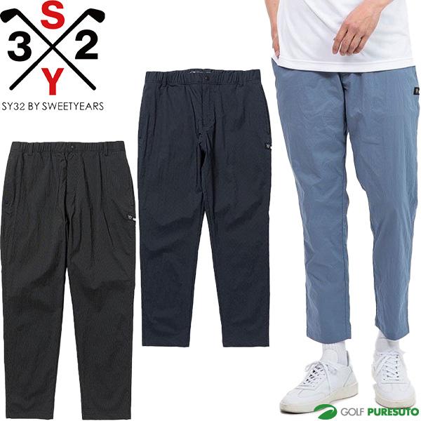 SY32 by SWEET YEARS ピンストライプドライ ロングパンツ メンズ SY32 by SWEET YEARS ピンストライプドライ ロングパンツ メンズ