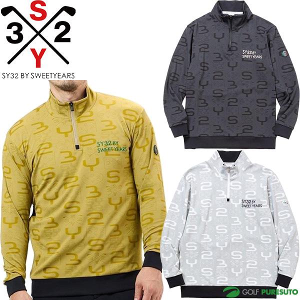 SY32 by SWEET YEARS 長袖 ハーフジップスウェット オリジナルSYG