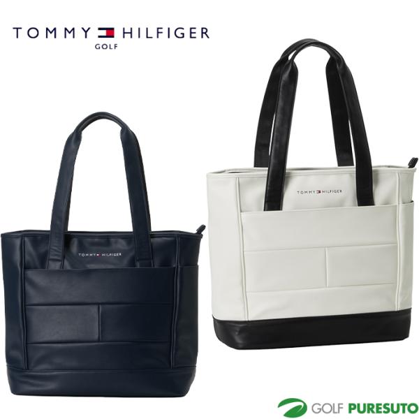 美品♡トミーヒルフィガーゴルフ ロッカーバック レザー エナメル トートバッグ TOMMY HILFIGER GOLF（トミー ヒルフィガー ゴルフ） トミー