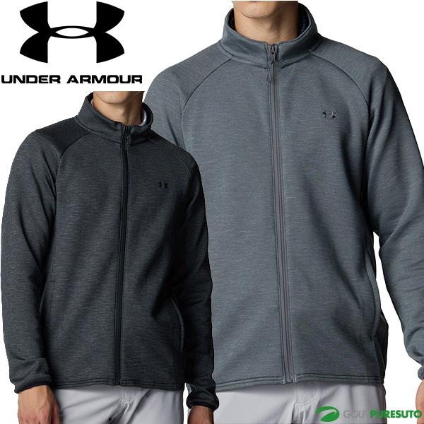 アンダーアーマー 長袖 フルジップ ジャケット UAドライブ ミッドレイヤー メンズ 6007929 ゴルフウェア アウター UNDER ARMOUR 2025年秋冬モデル 秋冬ウェア UNDER ARMOUR（アンダーアーマー） 長袖 フルジップ ジャケット UA