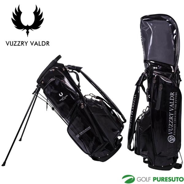 【新品】VUZZRY VALDR バズリーバルドル カートバッグ ポーチ付きBK バズリーバルドル ゴルフ Black Ship Caddy Bag スタンドキャディ