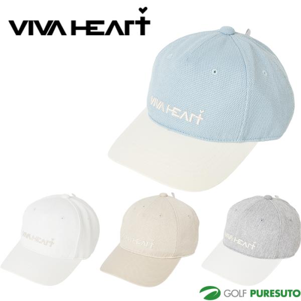 VIVA HEART（ビバハート） ゴルフキャップ リネン風 キャップ ゴルフ
