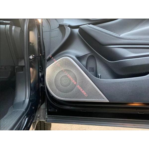 スバル SUBARU フォレスター SK系専用 ドアスピーカー ガーニッシュ カバー スピーカーカバー インテリア ステンレス製 4PCSセット 選べる2色