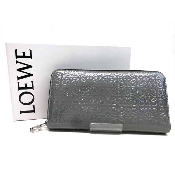 LOEWE　ロエベ　アナグラム　長財布　キャメル LOEWE ロエベ 長財布 アナグラム レザー オレンジ : ブランド