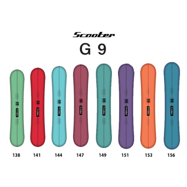 SCOOTER スクーター (G8) ジーエイト (購入特典付) 正規品 2022-2023 SNOWBOARD スノーボード 板 ツインチップ フリースタイル