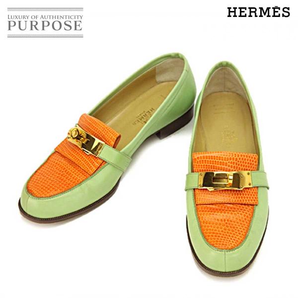 エルメス Hermes 靴 ローファー 靴 ケリー リザード パンプス 金具 36 約23 0cm 23 5cm レディース シューズ レア Buyee Buyee 提供一站式最全面最專業現地yahoo Japan拍賣代bid代拍代購服務 Bot Online