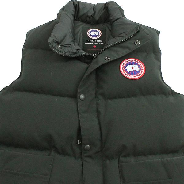 カナダグース Canada Goose ダウンベスト Zip アウター ワッペン ブラック Xsサイズ メンズ Dallasreceiver Com