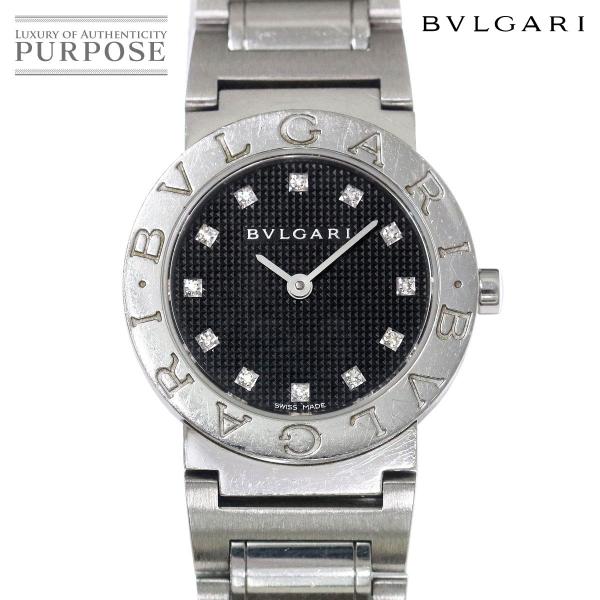 ブルガリ Bvlgari ブルガリブルガリ 26bss レディース クォーツ 腕時計 腕時計 12pd ダイヤ ブラック 文字盤 黒 文字盤 クォーツ ウォッチ 新型 Purposeパーパス ヤフー店