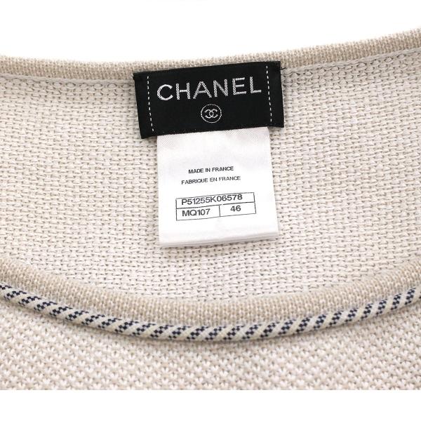 ワンピース 46 Chanel P51 ベージュ ノースリーブ コットン 46 シャネル サイズ ノースリーブ レディース Purposeパーパス ヤフー店 ランダム P51