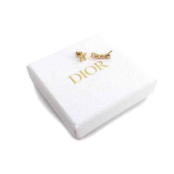 新品同様 クリスチャン ディオール Christian Dior CD ロゴ ピアス 