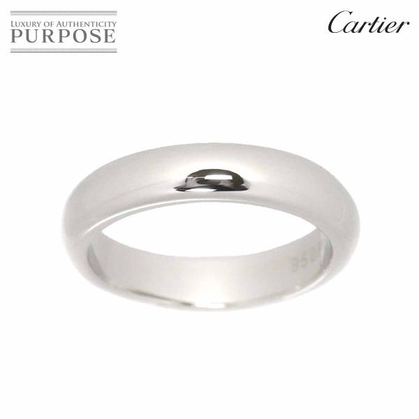 カルティエ Cartier クラシック #48 リング 幅3.8mm Pt プラチナ 指輪 