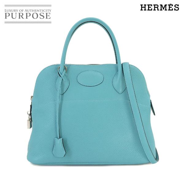 新品同様 エルメス HERMES ボリード 31 2way ハンド ショルダー バッグ トリヨンクレ...