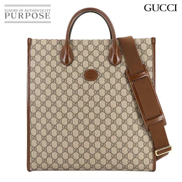 未使用 展示品 グッチ バッグ インターロッキングG 2way ショルダー トート バッグ GGスプリーム レディース 90279297 【中古】ブランド GUCCI（グッチ） 未使用 展示品 インターロッキングG 2way ショルダー
