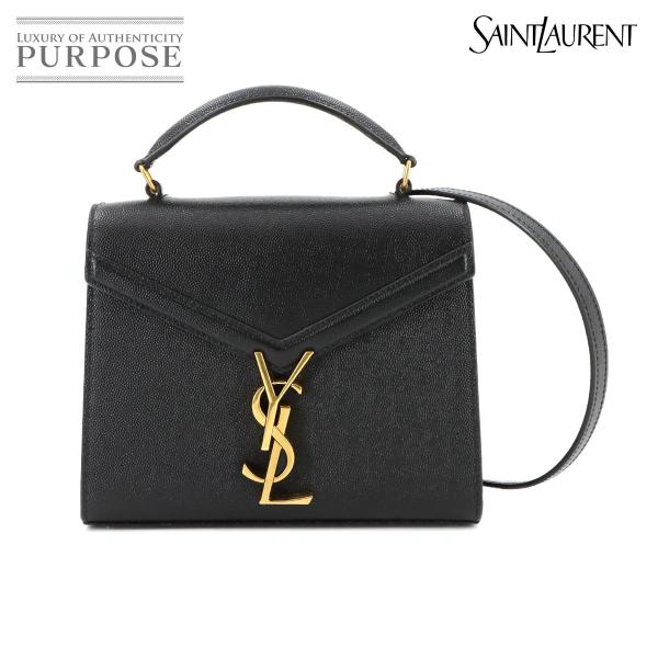 未使用品！イヴサンローラン　ミニー　バッグ　カサンドラ　ショルダー　本革　黒 Yves Saint Laurent 新品同様 サンローラン SAINT LAURENT