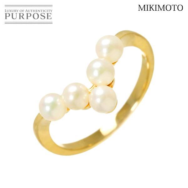 MIKIMOTO ミキモト 11号 リング ベビーパール 3.6mm K18 YG