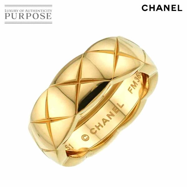 本日限定値下げ！♡美品♡ココクラッシュ リングミディアム BG 51サイズ CHANEL（シャネル） ココクラッシュ #51 リング ミディアム K18 YG 750