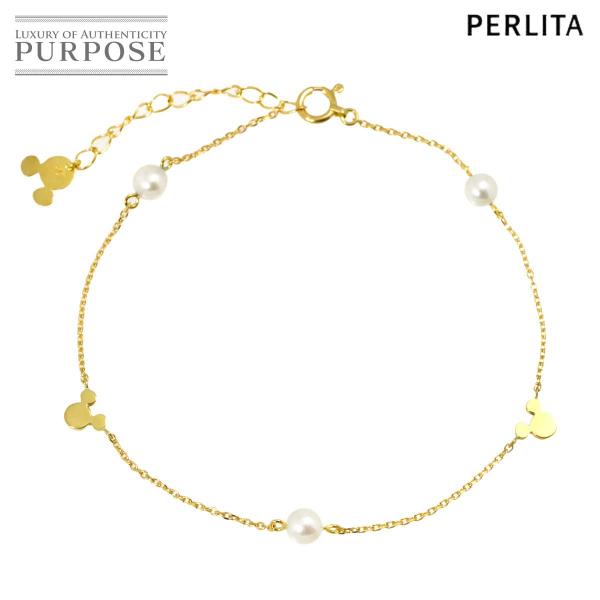 MIKIMOTO（ミキモト） ペルリータ 淡水パール ブレスレット 19cm K18
