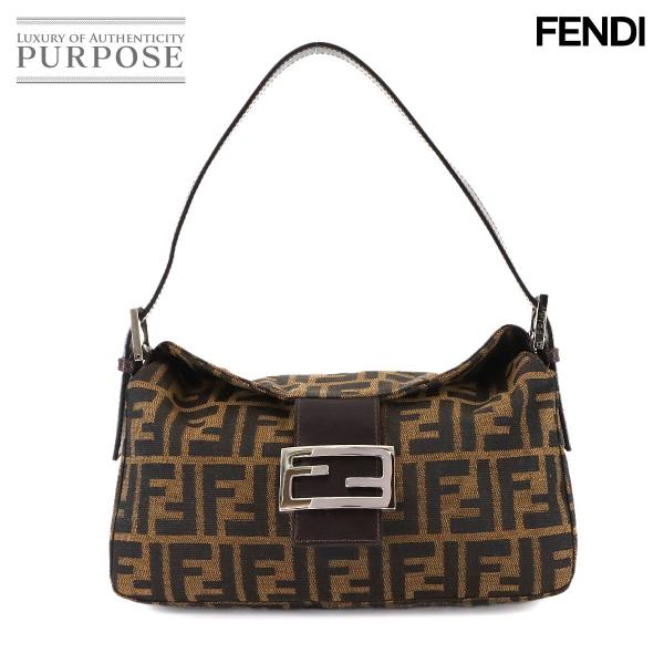 FENDI（フェンディ） 新品同様 ズッカ ショルダー バッグ キャンバス