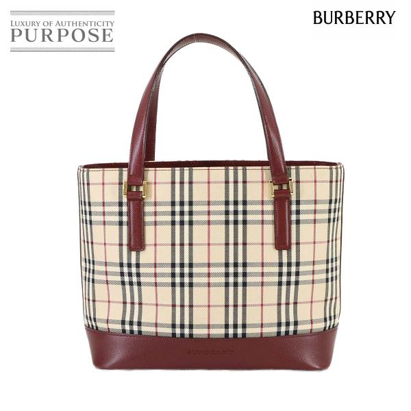 バーバリーズ　Burberrys ボストンバッグ レザー　ノバチェック　90s BURBERRY（バーバリー） 新品同様 ノバチェック ハンド バッグ