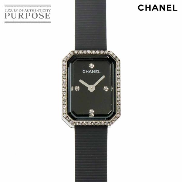 ✨✨CHANEL✨シャネル✨プルミエール✨シルバー✨ブラック文字盤✨腕時計✨ CHANEL（シャネル） プルミエール H2434 ダイヤベゼル レディース