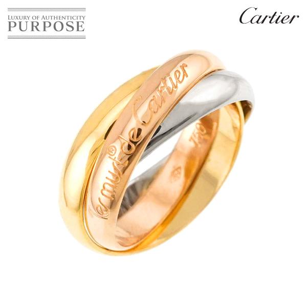 Cartier（カルティエ） トリニティ #53 リング MM K18 YG WG PG 3連