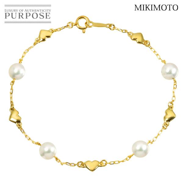 MIKIMOTO（ミキモト） アコヤ真珠 5.9-5.8mm ブレスレット 17cm K18 YG