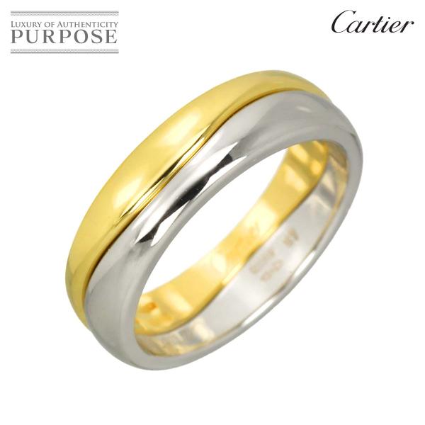 カルティエ Cartier ラブミー #49 リング K18 YG WG イエロー ホワイトゴールド 750 指輪 Love Me Ring 90321663