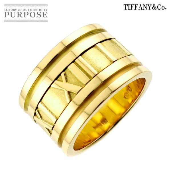 Tiffany ティファニー アトラスワイド 指輪 7号 TIFFANY&Co.（ティファニー） アトラス ワイド 9.5号 リング K18 YG