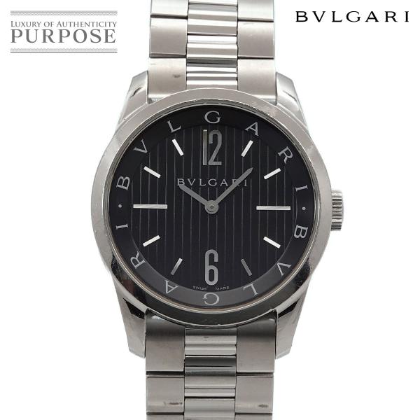 BVLGARI（ブルガリ） ソロテンポ ST37S メンズ 腕時計 ブラック