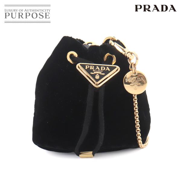 PRADA（プラダ） 新品同様 巾着 ミニ チェーン ショルダー バッグ
