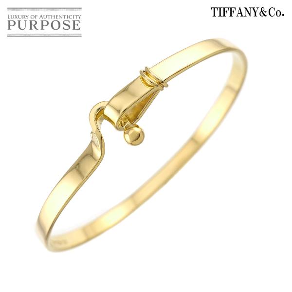 ✨ティファニー＆コー✨フックアンドアイ✨925✨750✨ブレスレット✨ TIFFANY&Co.（ティファニー） フック&アイ バングル 17cm K18 YG