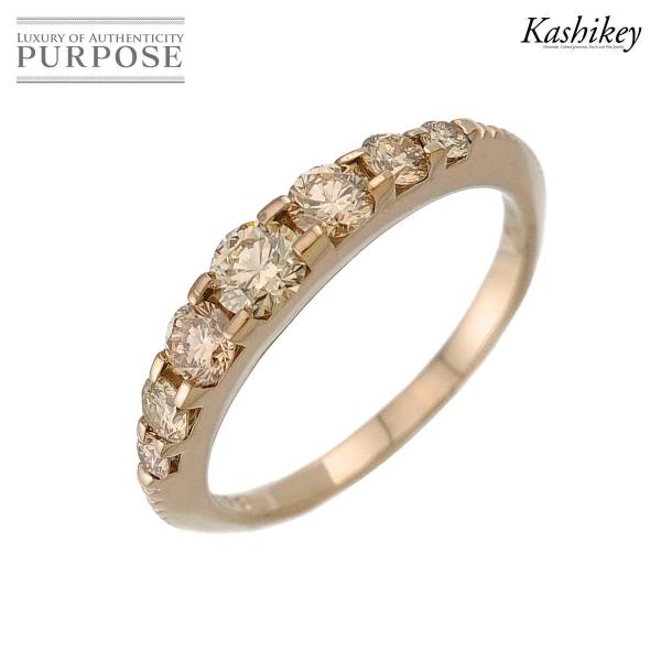 柏圭 kashikey カシケイ ネイキッドリング ブラウンダイヤリング 9号 カシケイ KASHIKEY ネイキッド 9号 リング ブラウン ダイヤ 0.55ct K18