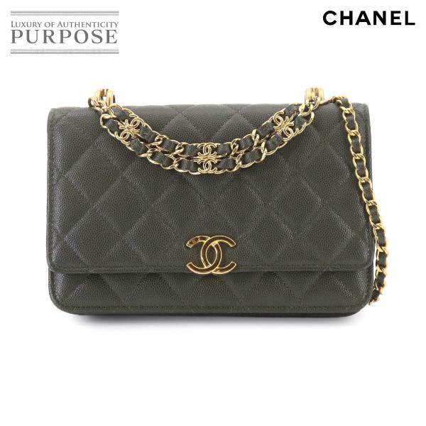 【新品未開封】CHANEL MAKEUP キルティングゴールドチェーン 2way CHANEL（シャネル） 未使用 展示品 マトラッセ チェーン ウォレット 長