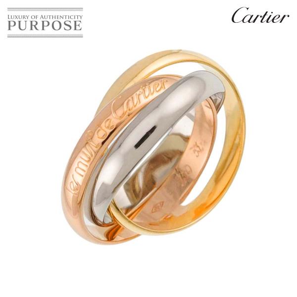Cartier（カルティエ） トリニティ #53 リング MM K18 YG WG PG 3連