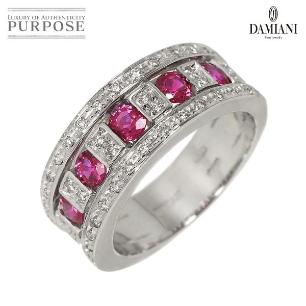 ダミアーニ DAMIANI ベルエポック 8.5号 リング ルビー ダイヤ K18 WG ホワイトゴールド 750 指輪 Belle Epoque Ring 90328362