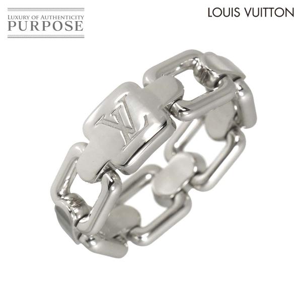 ルイ ヴィトン LOUIS VUITTON バーグチェーン アトラクション #48 リング K18 WG ホワイトゴールド 750 指輪 Berg Chain Ring 90328588