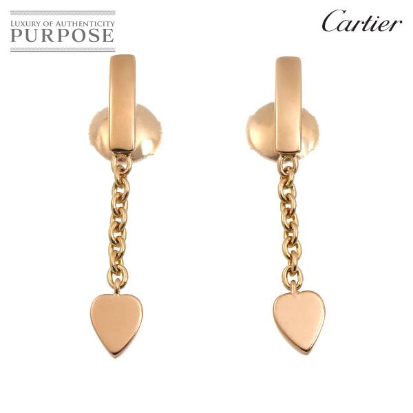 カルティエ Cartier モナムール ピアス K18 PG ピンクゴールド 750 Mon Amour Earrings Pierced【証明書付き】 90329466