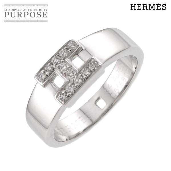 HERMES（エルメス） ニュー ヘラクレス #54 リング ダイヤ K18 WG