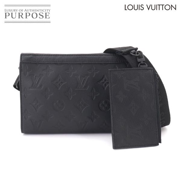 新品同様 ルイ ヴィトン LOUIS VUITTON モノグラム シャドウ ガストン ウエアラブル ウォレット ショルダー バッグ ブラック 90331189 LOUIS VUITTON（ルイ・ヴィトン） 新品同様 ルイ ヴィトン モノグラム