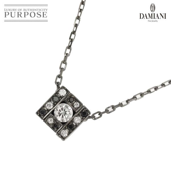 ダミアーニ DAMIANI ベルエポック スクエア ダイヤ ネックレス 50cm K18 WG ホワイトゴールド 750 Belle Epoque Necklace 90332776