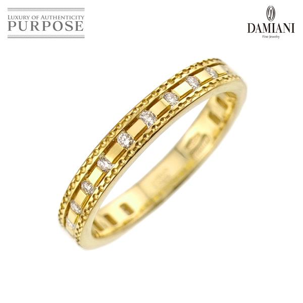 ダミアーニ DAMIANI ベルエポック 8号 リング ダイヤ K18 YG イエローゴールド 750 指輪 Belle Epoque Ring 【証明書付き】 90335452