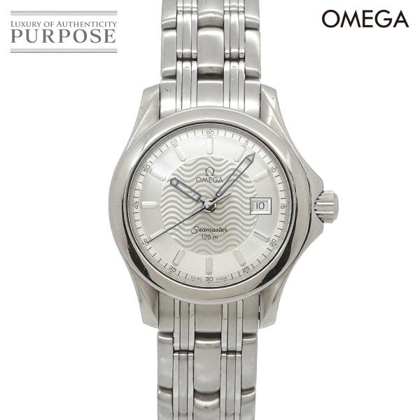 オメガ OMEGA シーマスター 120 2571 31 レディース 腕時計 デイト シルバー クォーツ ウォッチ Seamaster 90341568
